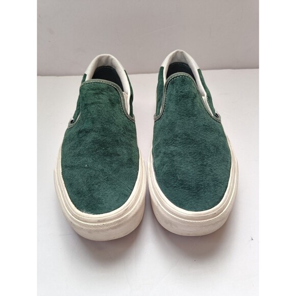 Vans Slip-On 59 Pig Suede sneakers Green Men's 8 Women's 9.5 - Picture 2 of 10